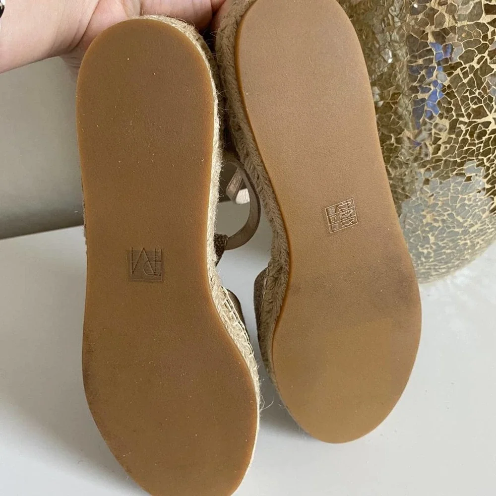 Schutz‎ Cherie Embellished Cap Toe Espadrille Flats